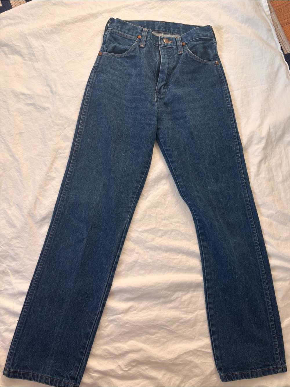 Vintage 70s 80s Wrangler cowboy Cut Jeans Made in USA Size 3